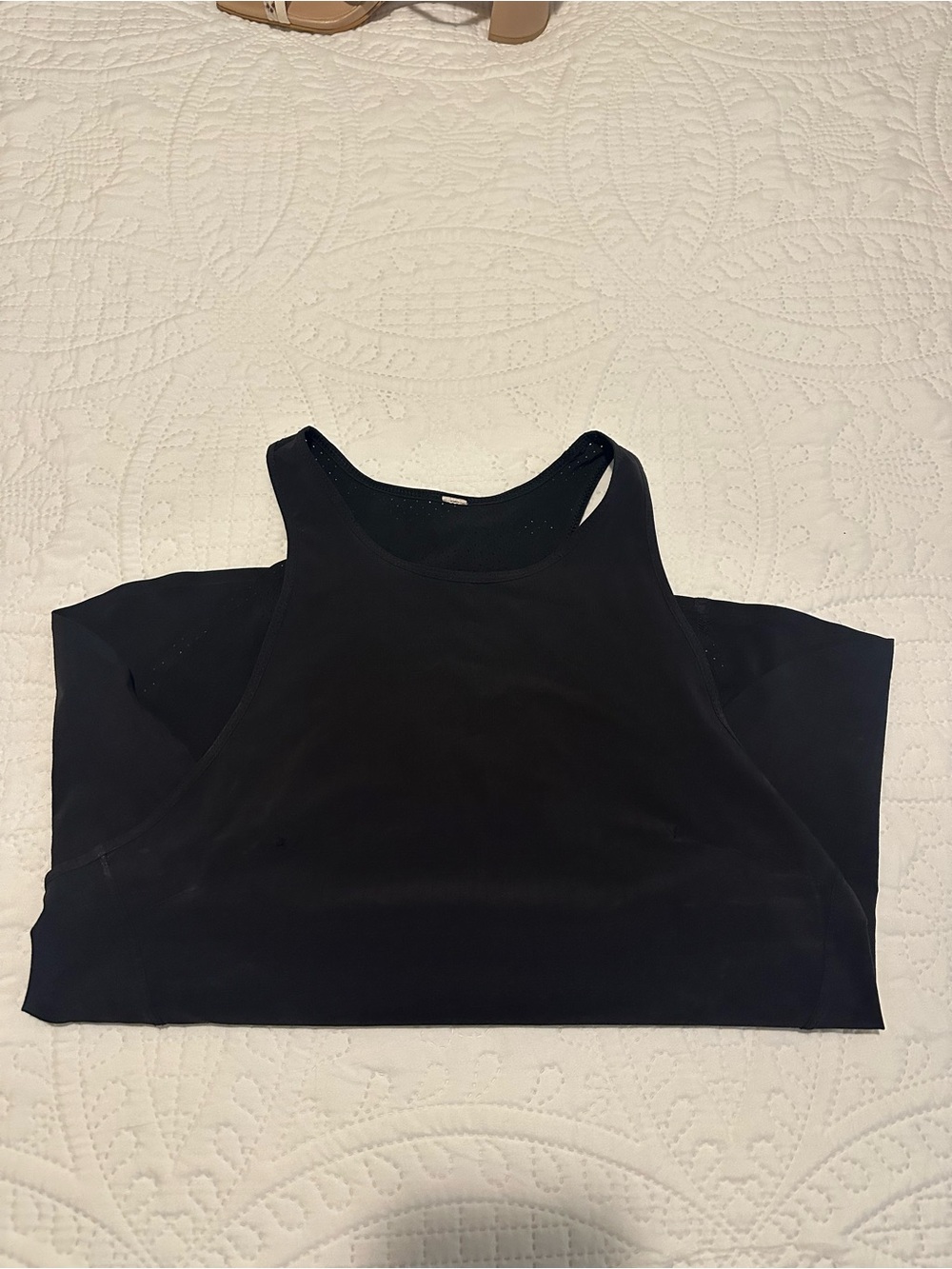 LuluLemon Black Racerback Tank Top